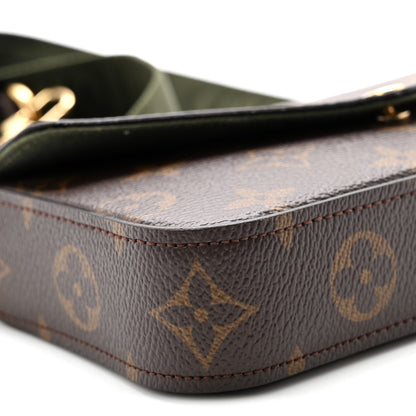 Louis Vuitton Monogram Felicie Strap & Go Kaki 8 of 9