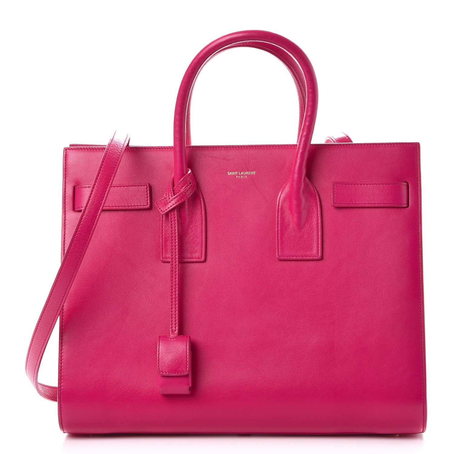 Saint Laurent Calfskin Small Sac De Jour Bubblegum 1 of 10