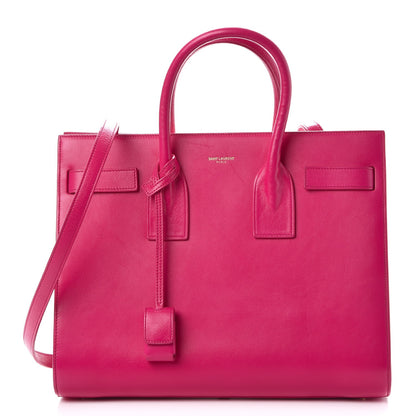 Saint Laurent Calfskin Small Sac De Jour Bubblegum 1 of 10
