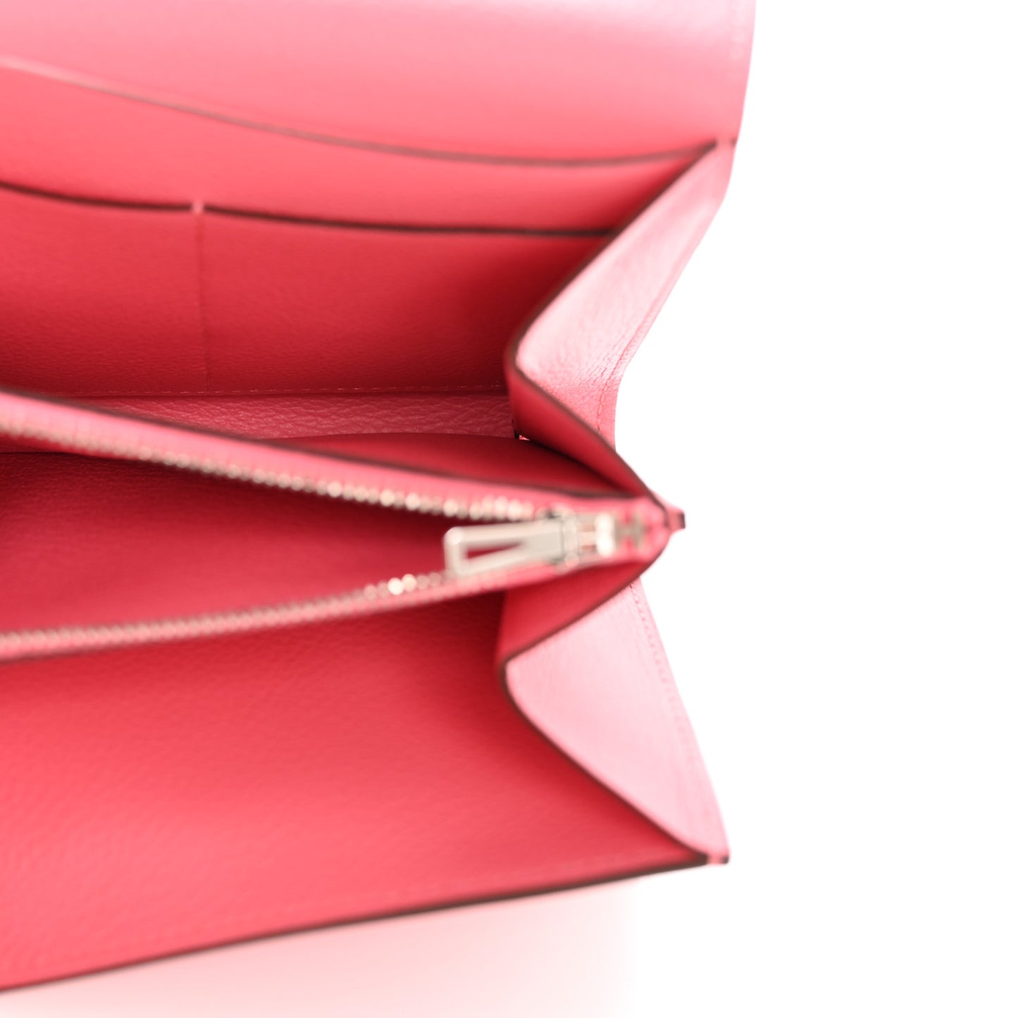 Evercolor Constance Compact Passant Wallet Rose Azalee