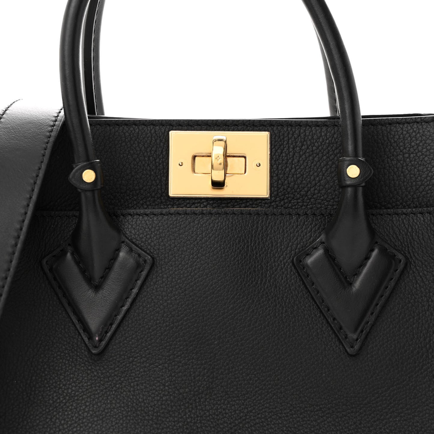 Calfskin Monogram On My Side PM Black