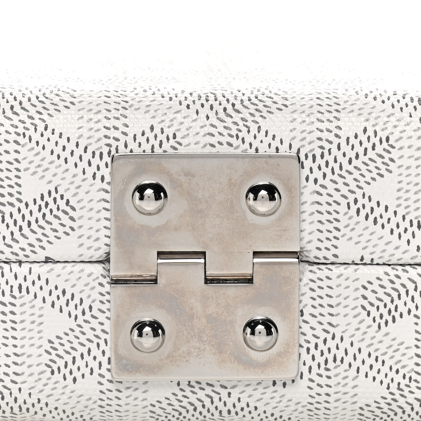 Goyardine Saint Honore Clutch White