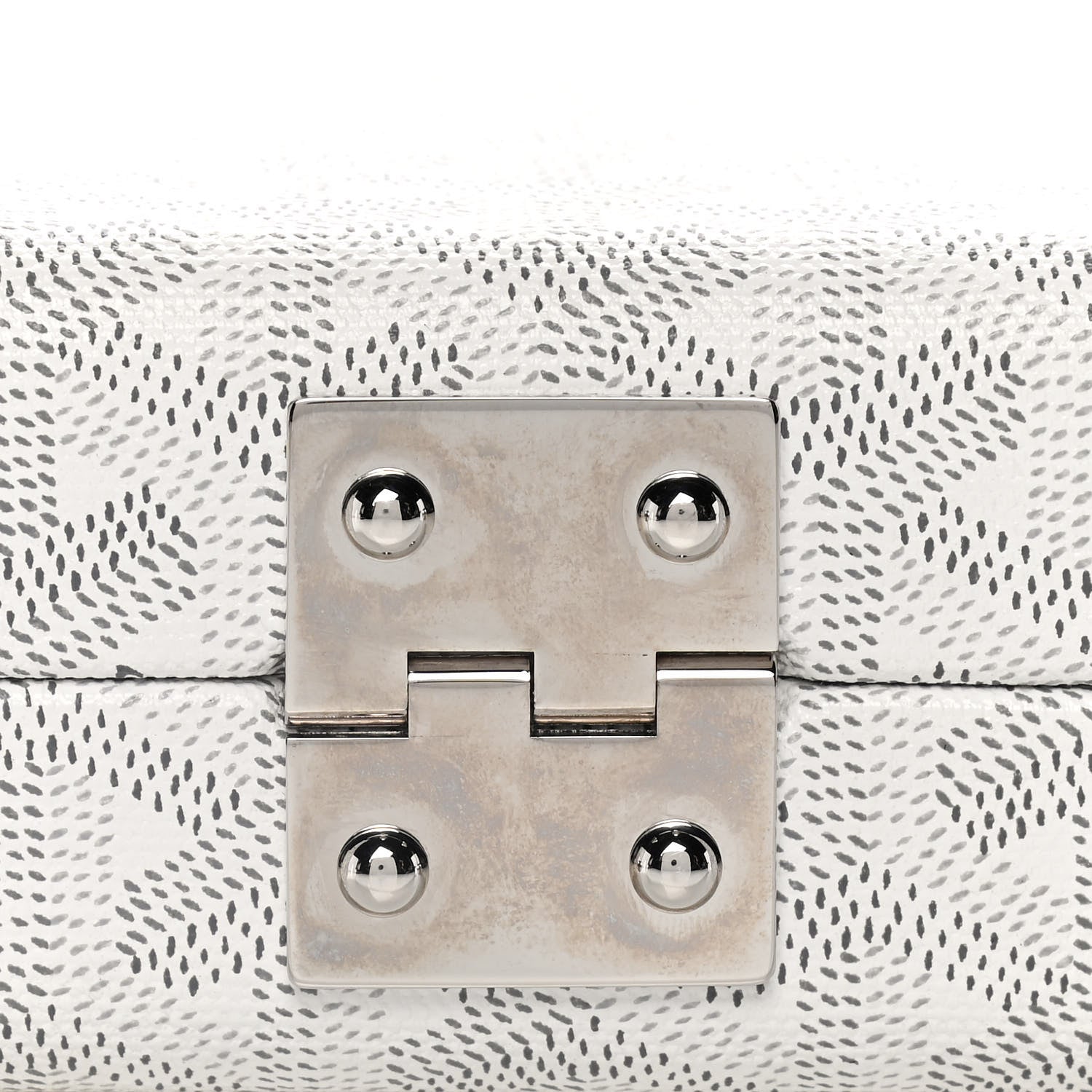 Goyard Goyardine Saint Honore Clutch White 16 of 17