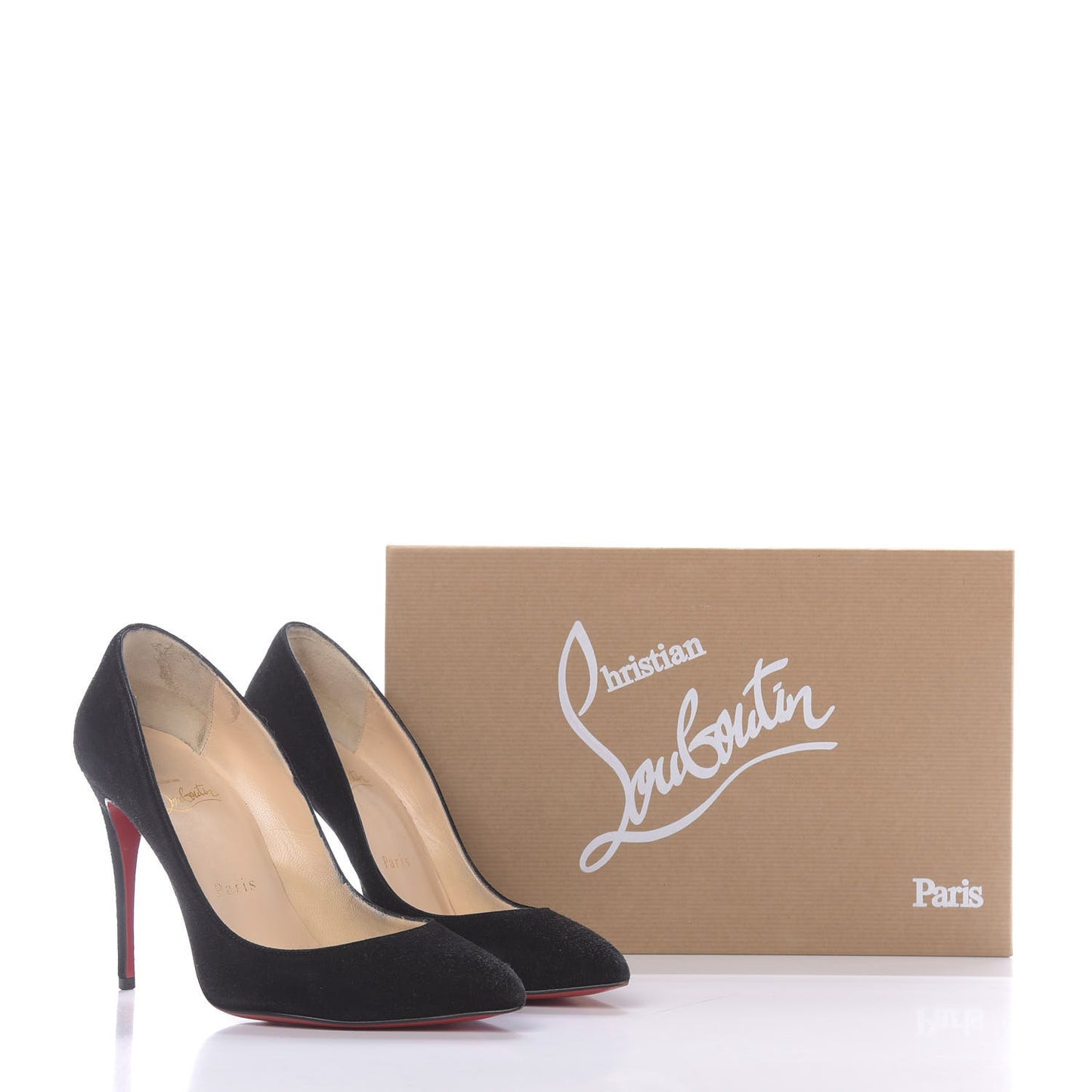 Veau Velours Pigalle Follies 100 Pumps 35.5 Black