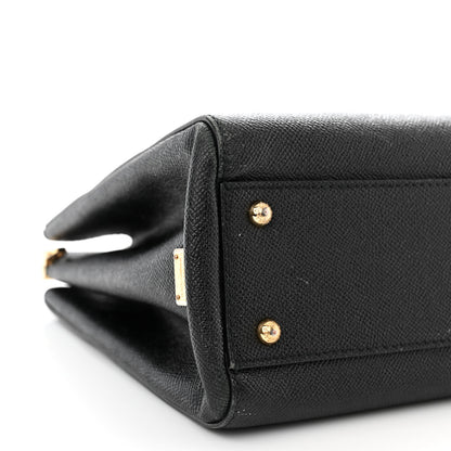 Dolce & Gabbana Dauphine Miss Sicily Shopper Tote Black 9 of 13