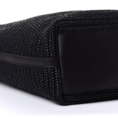 Saint Laurent Raffia Tote Black 11 of 12
