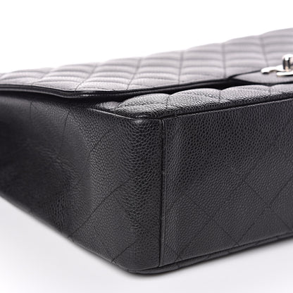 Chanel Caviar Quilted Maxi Single Flap Black 8 of 13