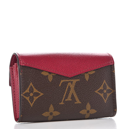 Louis Vuitton Monogram Sarah Multicartes Fuchsia 3 of 8