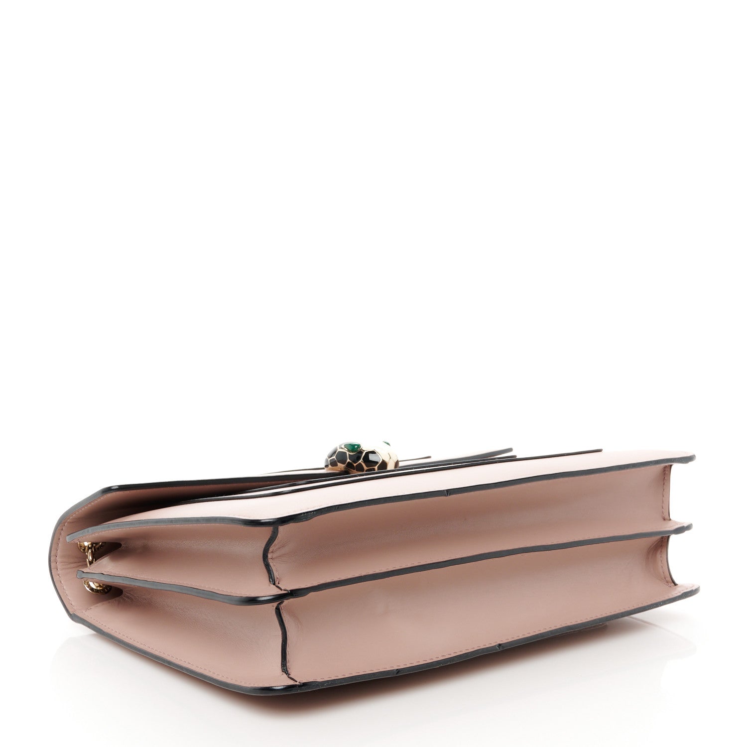 Bulgari Calfskin Serpenti Forever Shoulder Bag Light Pink 4 of 12