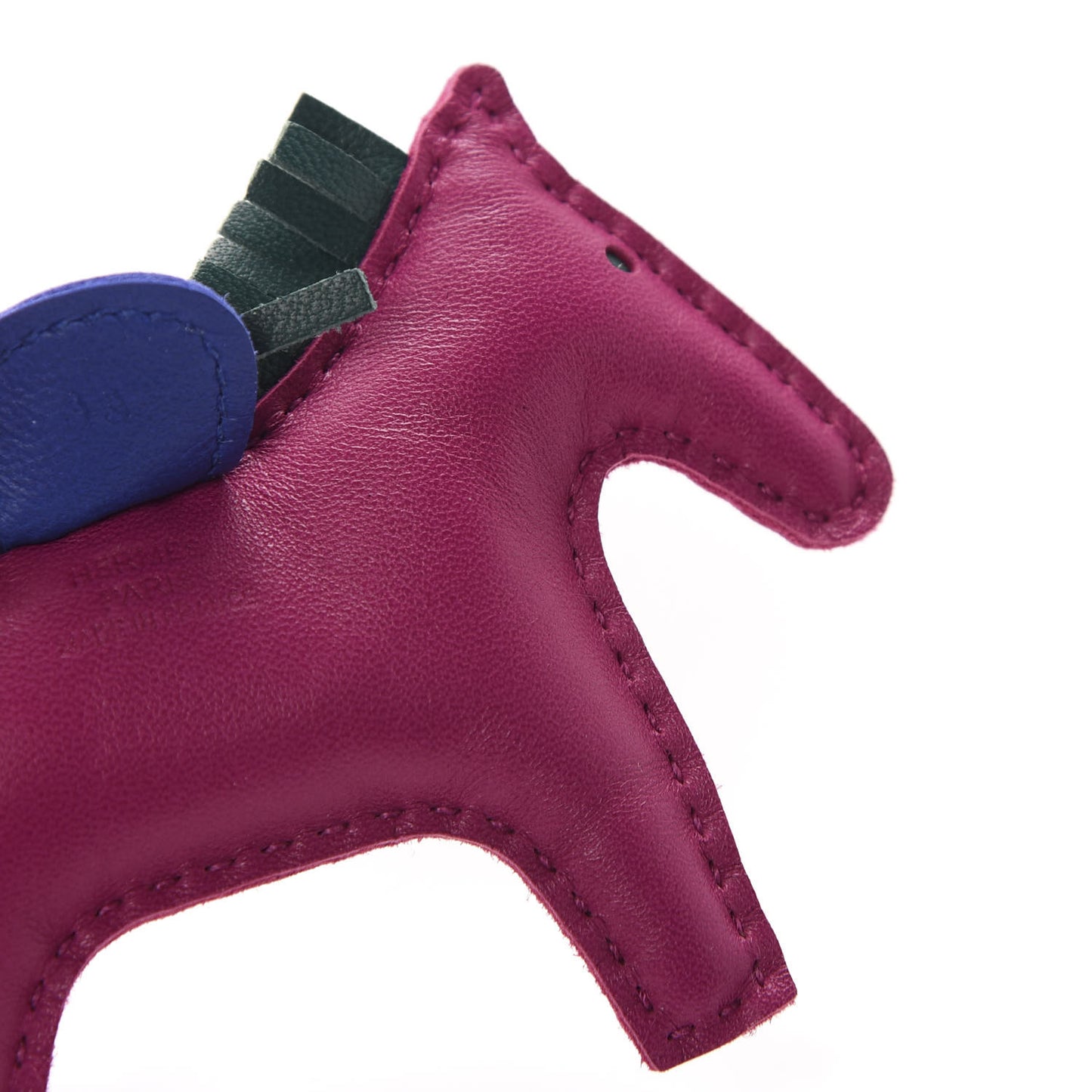 Milo Lambskin Grigri Rodeo Horse Bag Charm PM Rose Pourpre Bleu Electrique Malachite