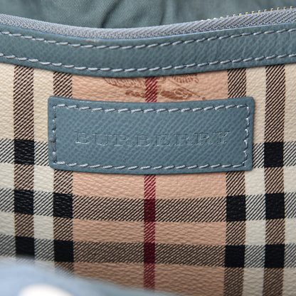 Burberry Haymarket Check Small Canterbury Tote Eucalyptus Grey 6 of 14