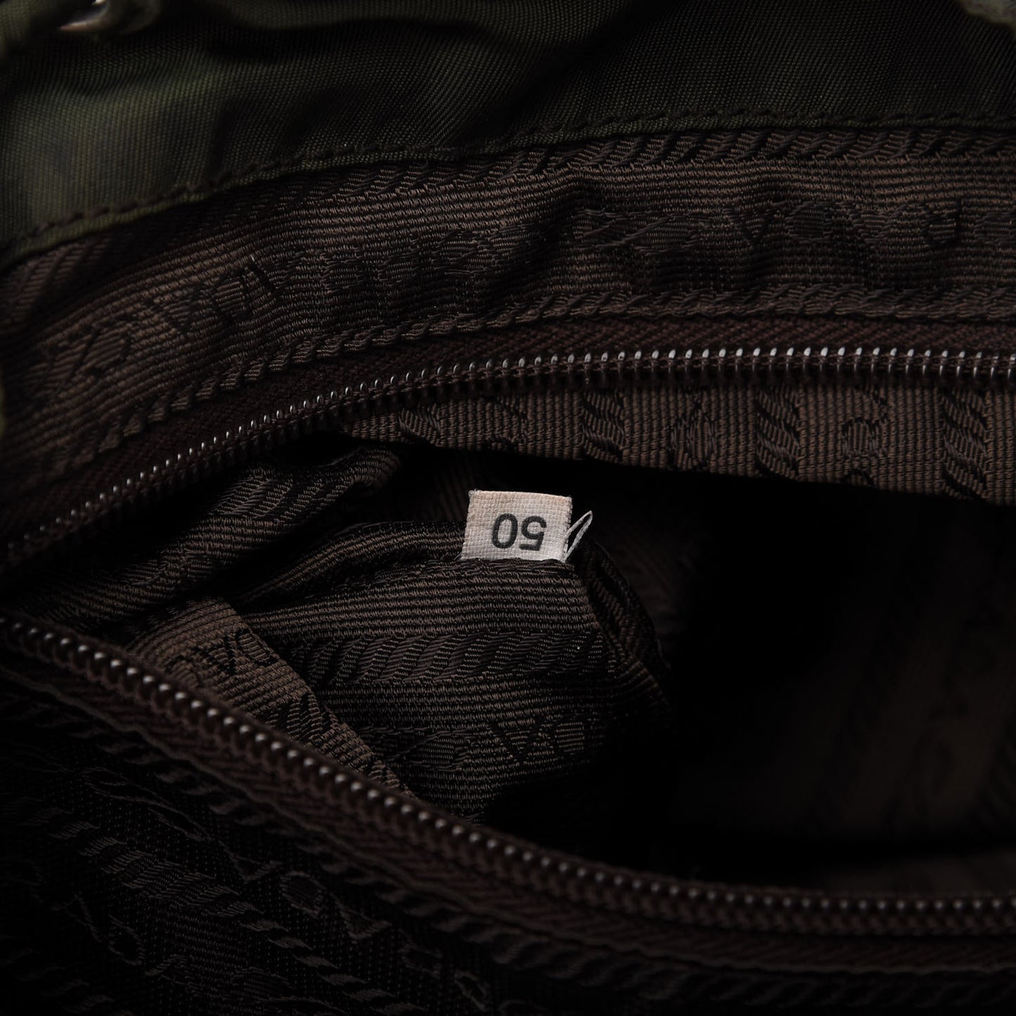 Nylon Vela Large Backpack Ebano