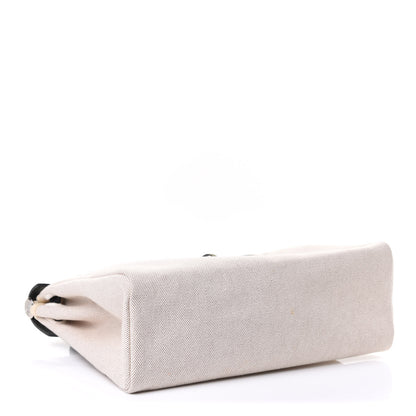 Hermes Toile Vache Herbag 30 PM Black 4 of 9