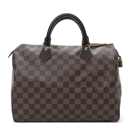 Louis Vuitton Damier Ebene Speedy 30 1 of 8