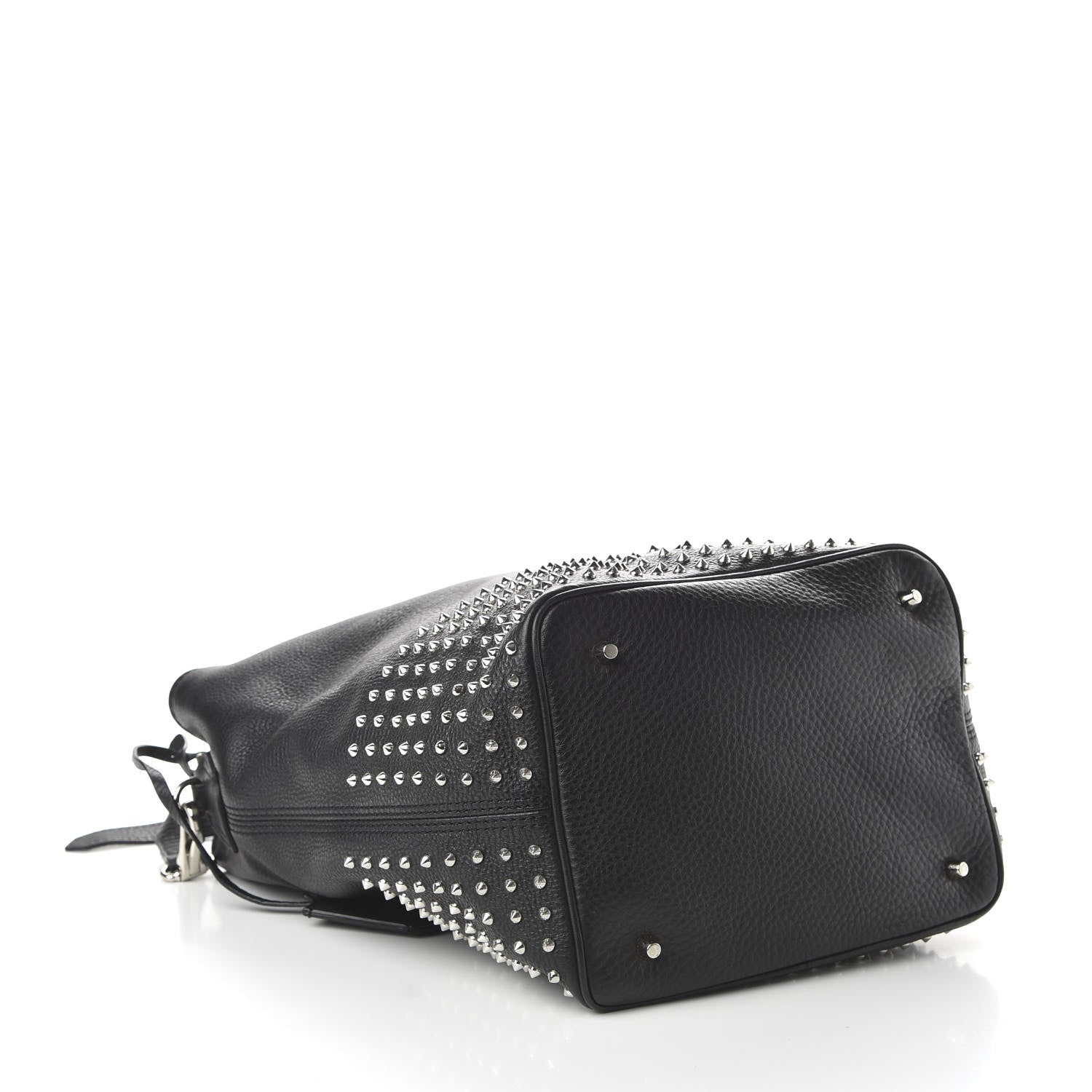 Burberry Calfskin Studded Medium Susanna Hobo Black 4 of 9