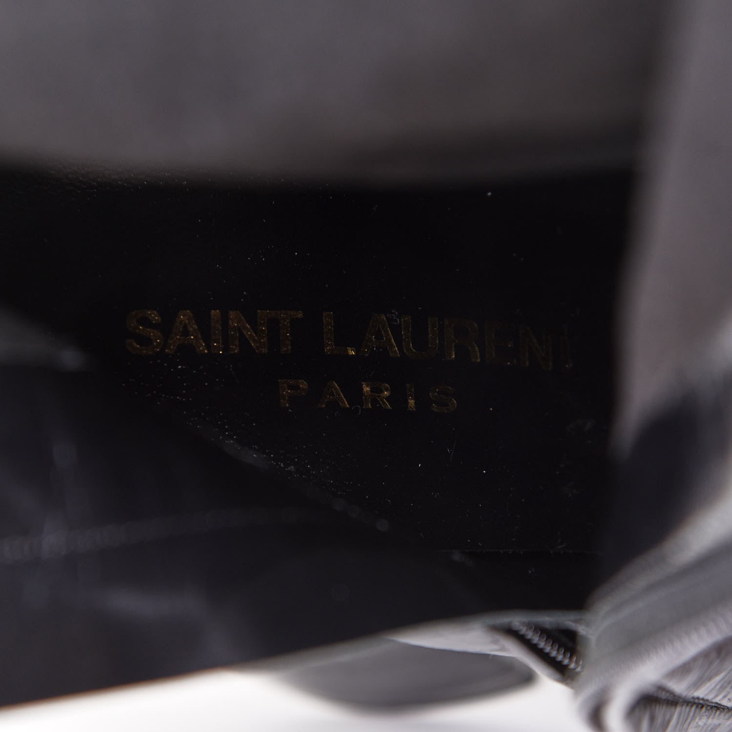 Saint Laurent Eelskin Jane Knee High Boots 36.5 Black 6 of 8