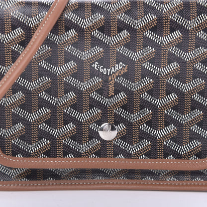 Goyard Goyardine Plumet Wallet Clutch Black Gold 10 of 10