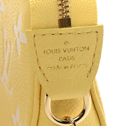 Louis Vuitton Empreinte Monogram Mini Pochette Accessories Lemon Curd Yellow 6 of 7