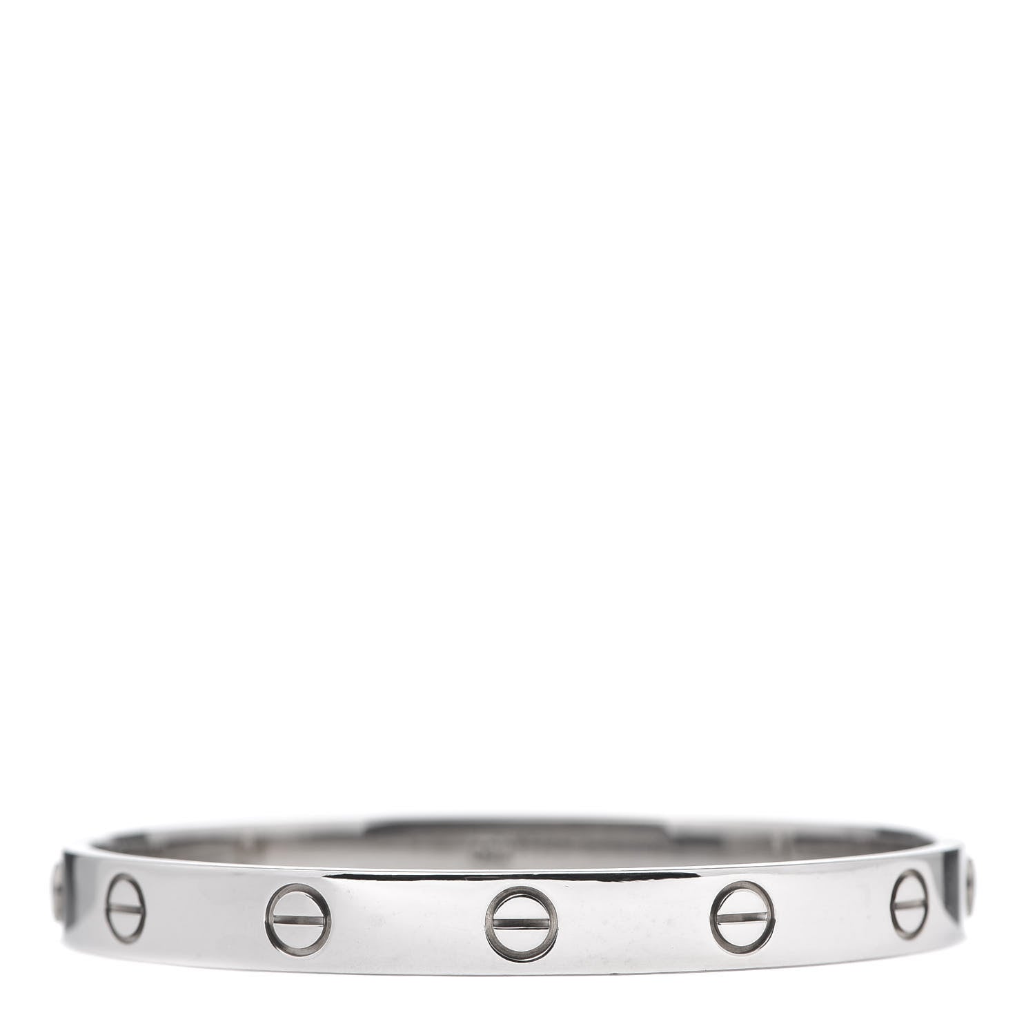 Cartier 18K White Gold LOVE Bracelet 16 1 of 4