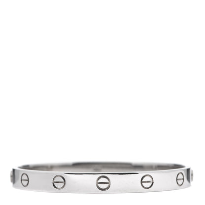 Cartier 18K White Gold LOVE Bracelet 16 1 of 4