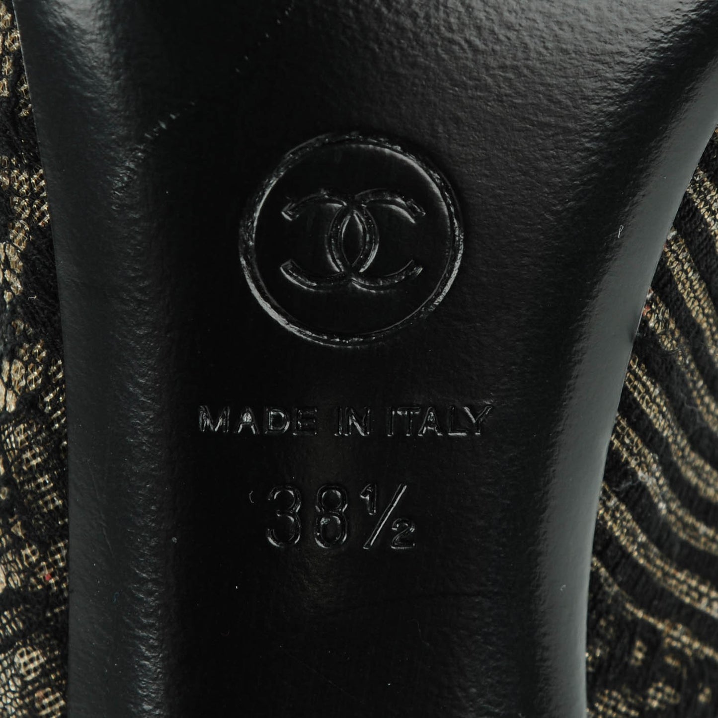 Lace Pearl Booties 38.5 Black