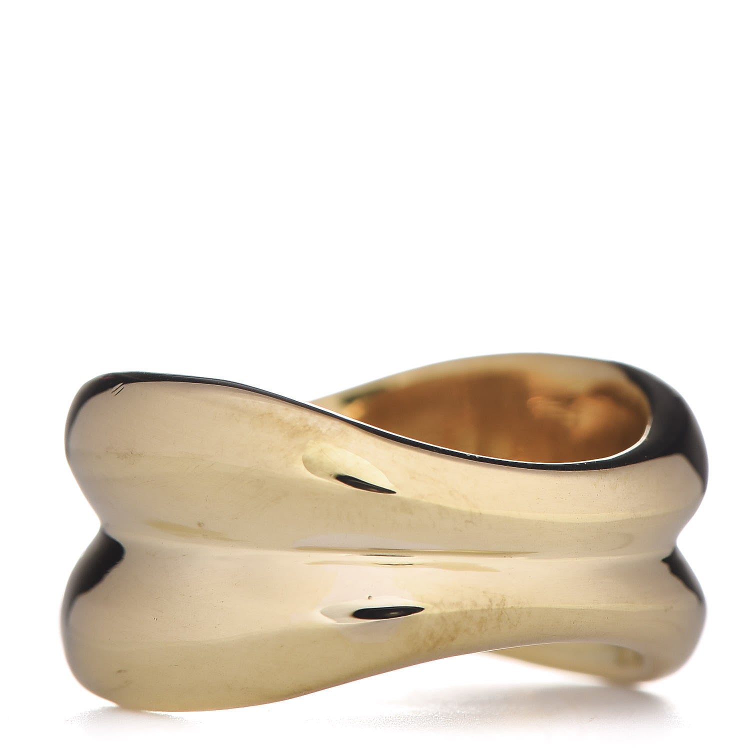 Tiffany 18K Yellow Gold Wave Ring 50 5.25 3 of 4