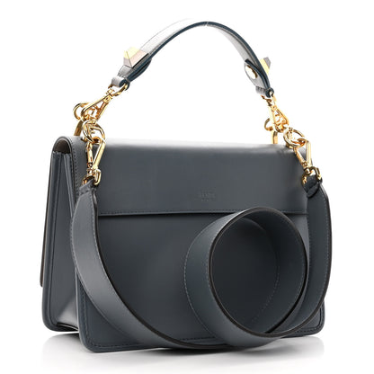 Fendi Vitello Century Velvet F is Fendi FF Kan I Shoulder Bag Tobacco Tempesta 2 of 9