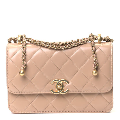 Chanel Calfskin Quilted Perfect Fit Flap Beige 1 of 4
