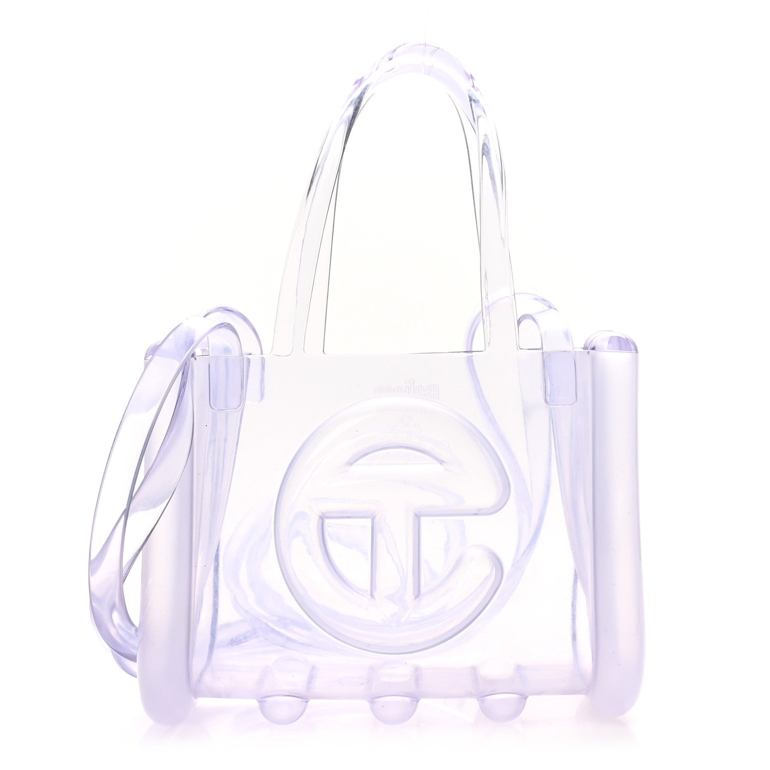 Telfar x MELISSA Jelly Small Shopping Bag Clear 1 of 8