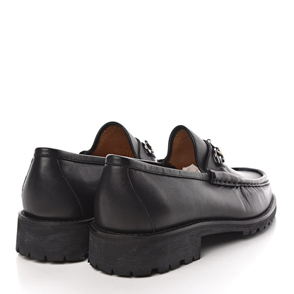 Gucci Laredo Calfskin Mens Horsebit Loafers 9.5 Black 4 of 11