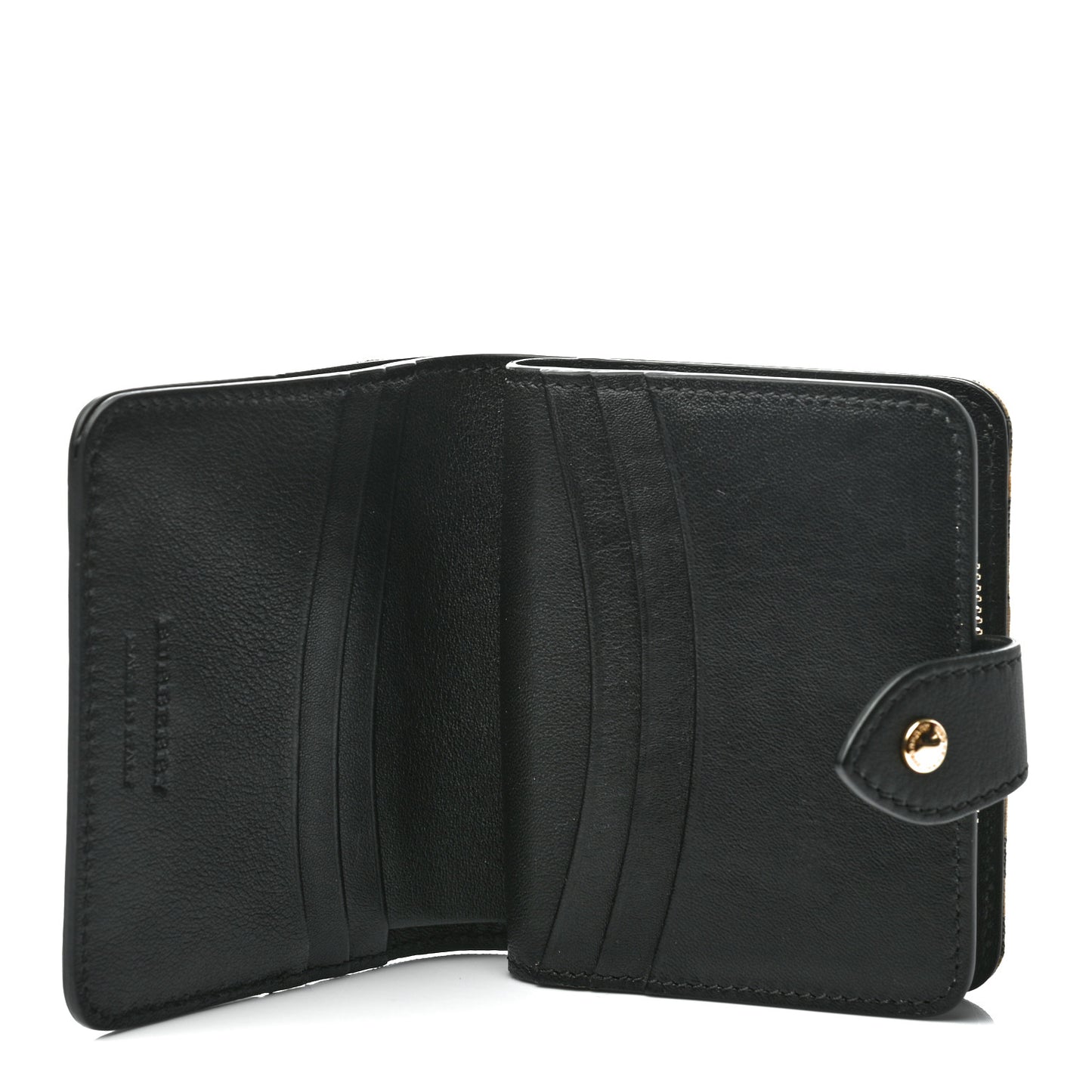 Horseferry Check Finsbury Wallet Black