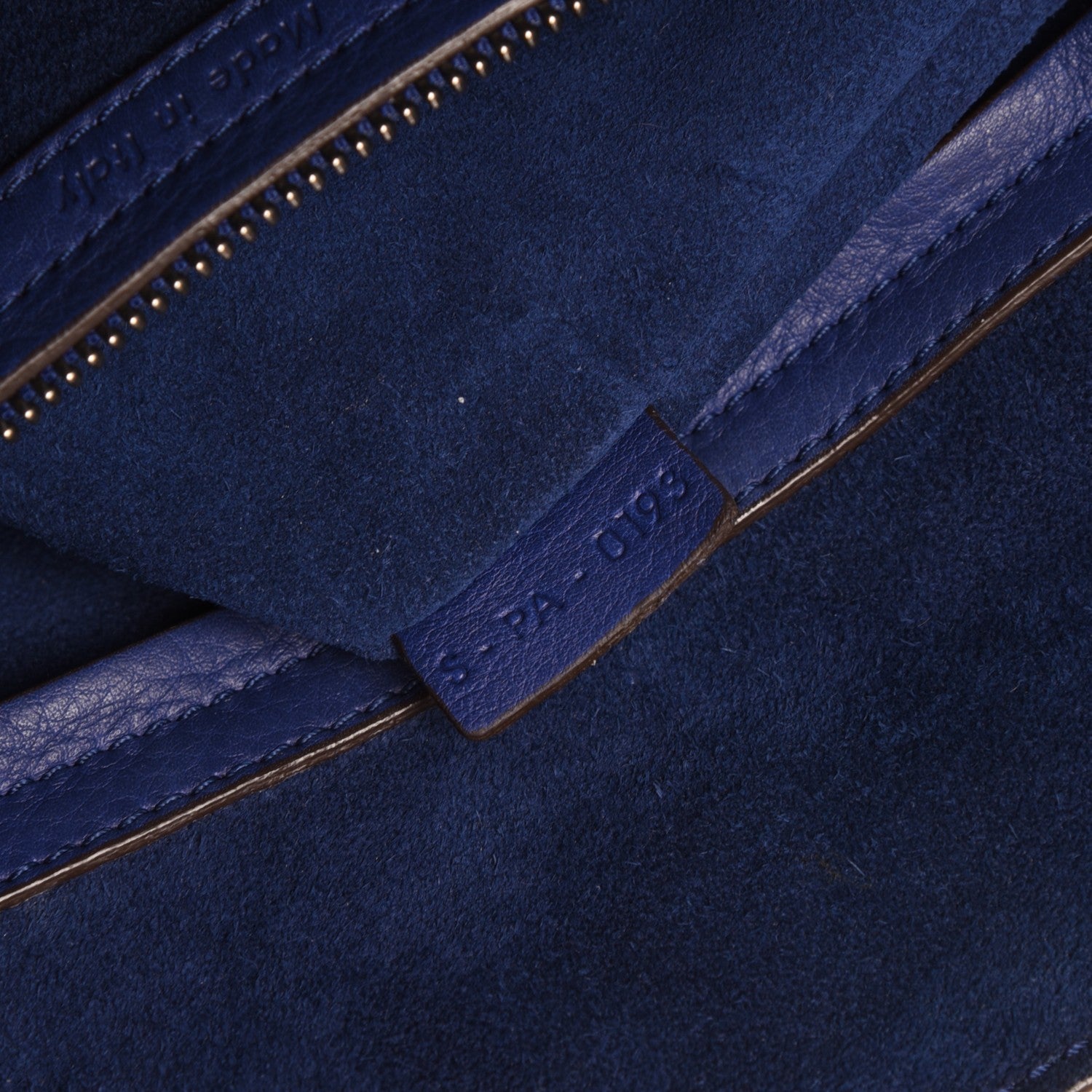Celine Supple Calfskin Medium Phantom Luggage Indigo 8 of 8