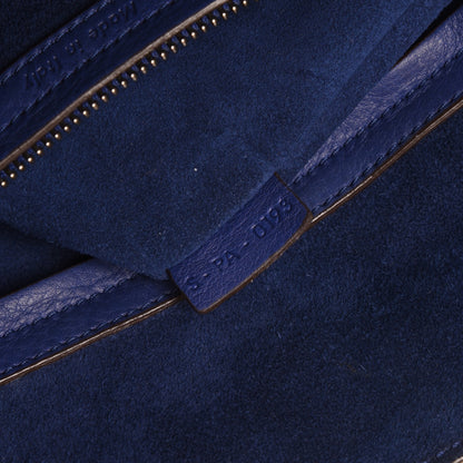 Celine Supple Calfskin Medium Phantom Luggage Indigo 8 of 8