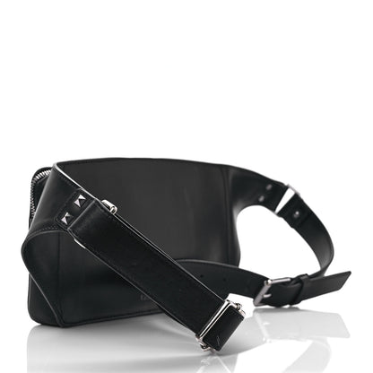 Valentino Garavani Calfskin VLTN Belt Bag Black White 3 of 11