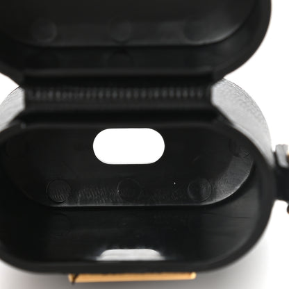 Prada Saffiano Metal iPhone Airpods Case Black 5 of 5