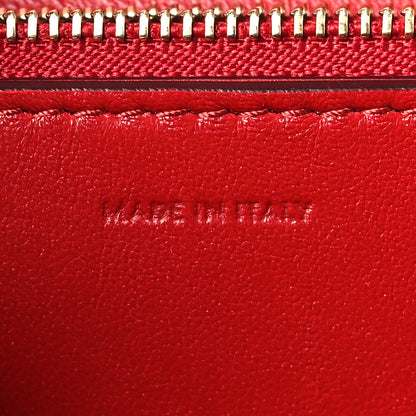 Celine Box Calfskin Medium Classic Box Flap Bag Red 7 of 10