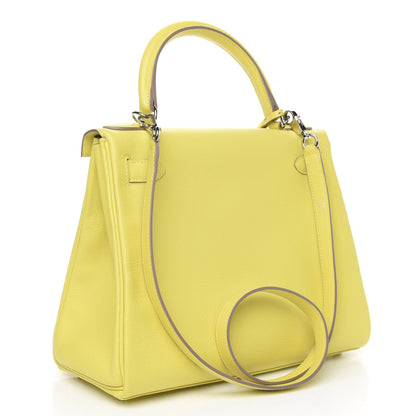 Hermes Evercolor Kelly Retourne 28 Lime 2 of 11