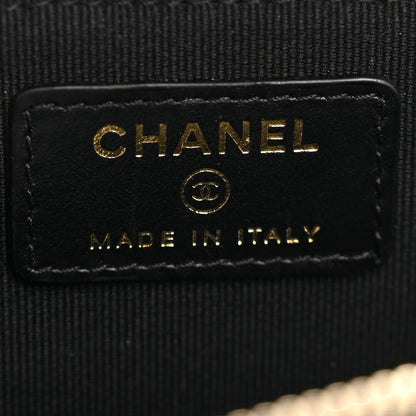 Chanel Caviar Quilted CC Zip Around Card Holder Black 6 of 8