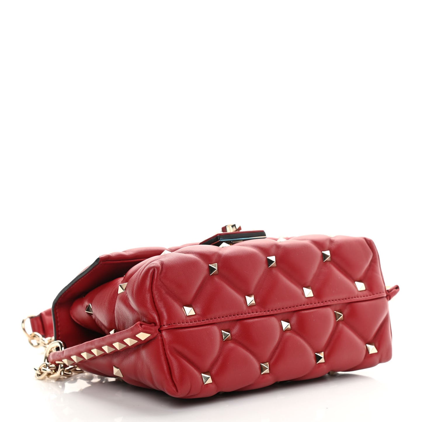 Nappa Small Candystud Crossbody Rosso Valentino