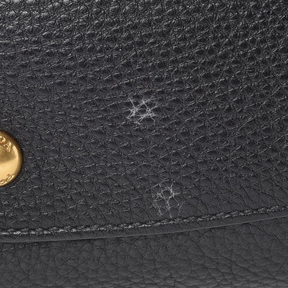 Prada Vitello Daino Top Handle Bag Black 11 of 11