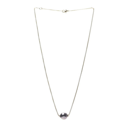 David Yurman 18K Yellow Gold Diamond Tahitian Pearl 11mm Solari Pendant Necklace 3 of 5