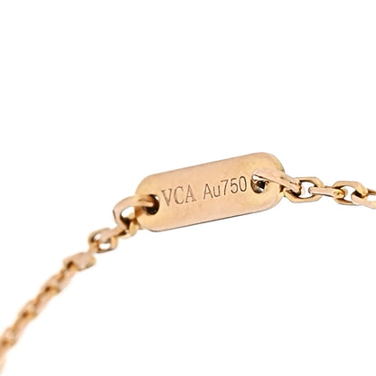 Van Cleef & Arpels 18K Rose Gold Carnelian Sweet Alhambra Bracelet 4 of 5
