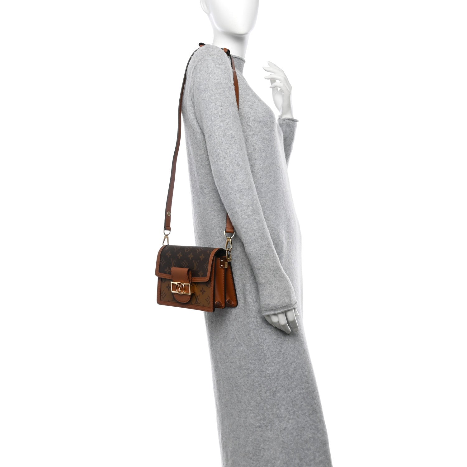 Louis Vuitton Reverse Monogram Dauphine Mini 2 of 9