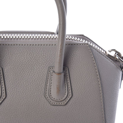 Givenchy Sugar Goatskin Mini Antigona Pearl Grey 16 of 16