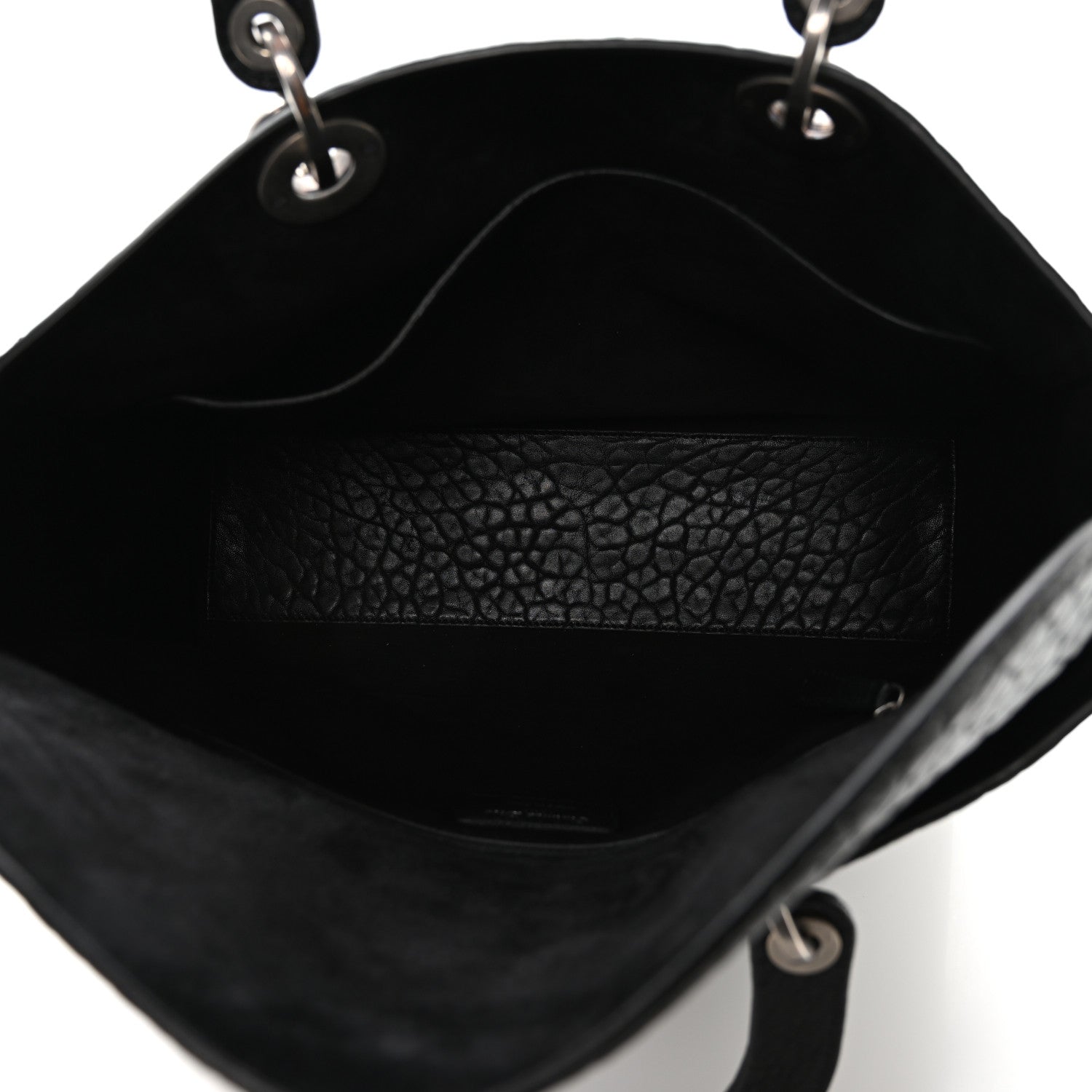 Christian Dior Canyon Grained Lambskin Large Lady Dior Black 5 of 10