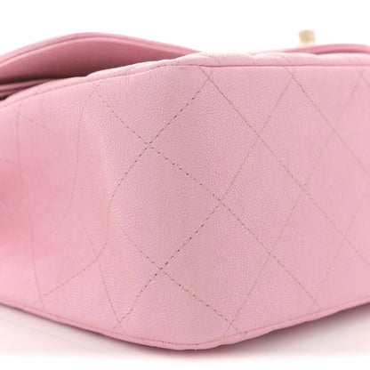 Chanel Iridescent Caviar Quilted Jumbo Double Flap Rose Pink 9 of 10