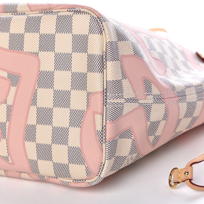 Louis Vuitton Damier Azur Tahitienne Neverfull MM 11 of 11