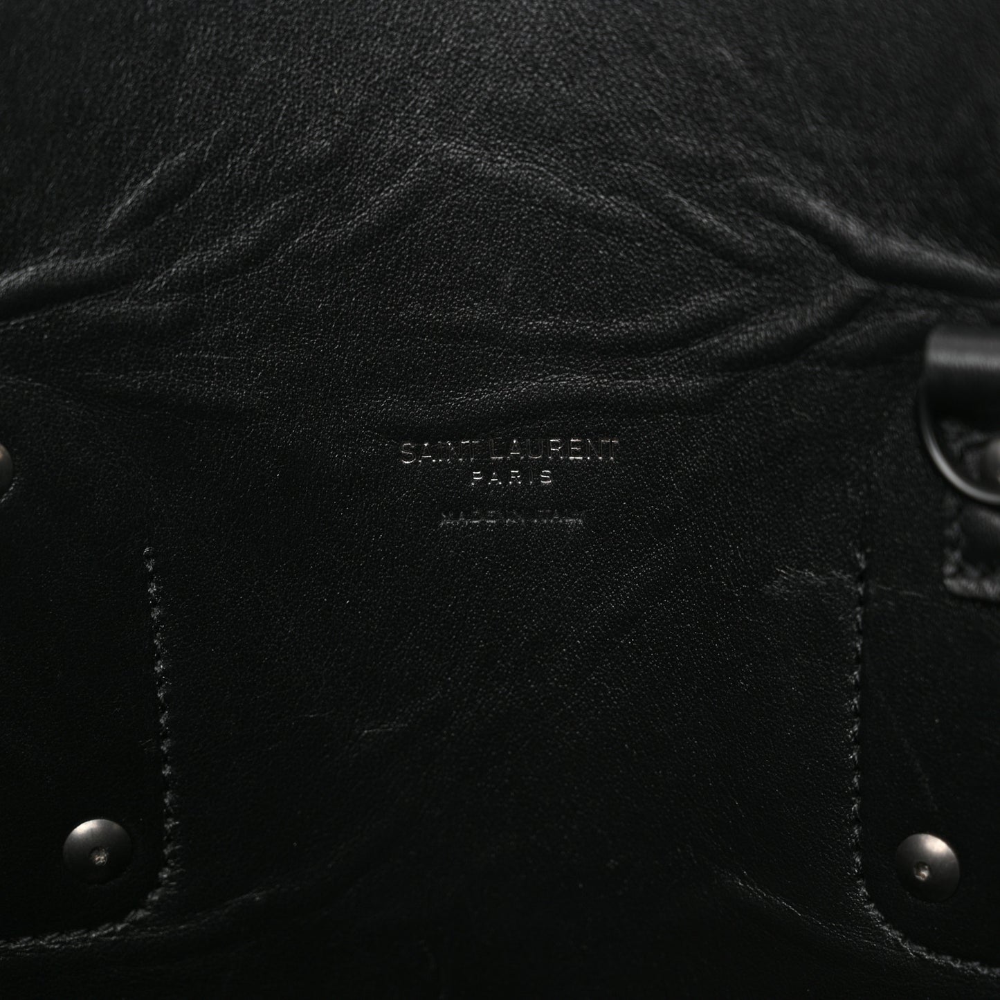 Grained Calfskin Large Sac De Jour Carryall Black