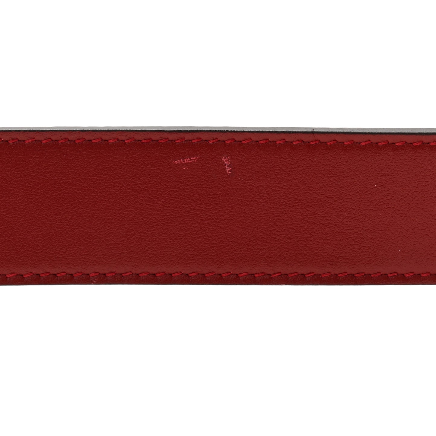 Plutone Calfskin Double G 30mm Belt 75 30 Red