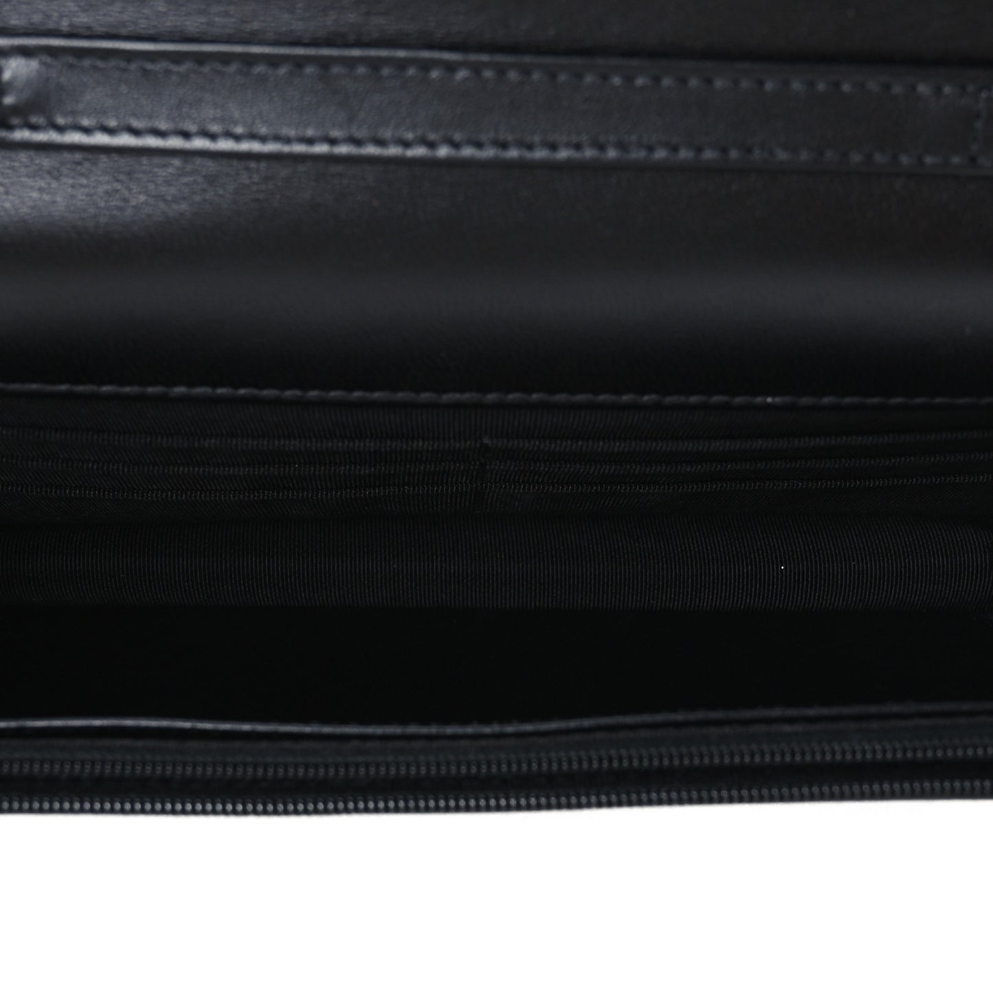 Lambskin Quilted Coco Charms Wallet On Chain Black